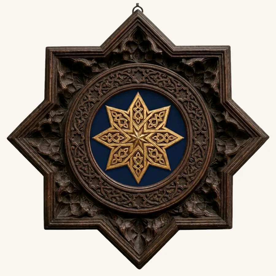 L&rsquo;emblema di Al-Munya &mdash; la stella a otto punte