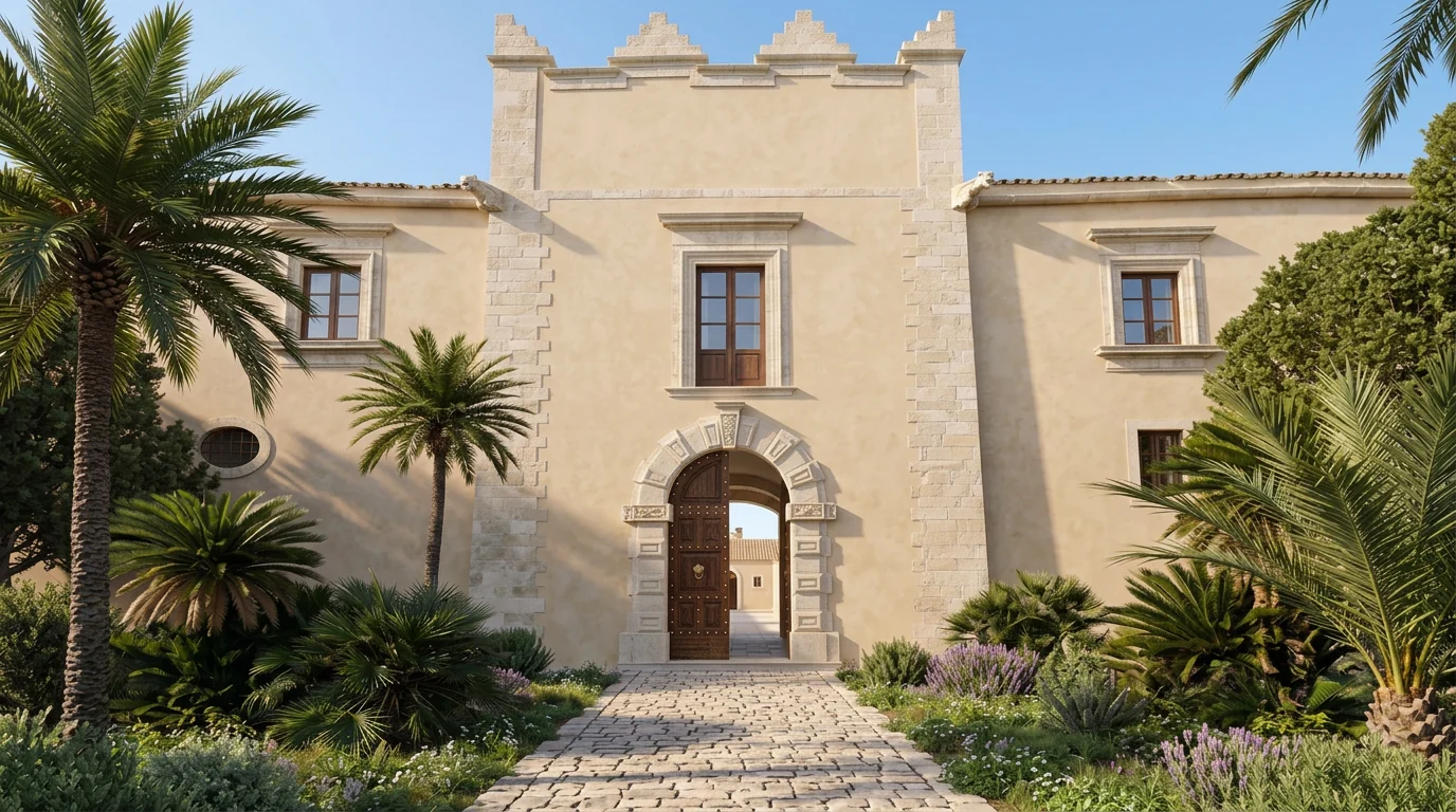 La masseria, il fronte principale
